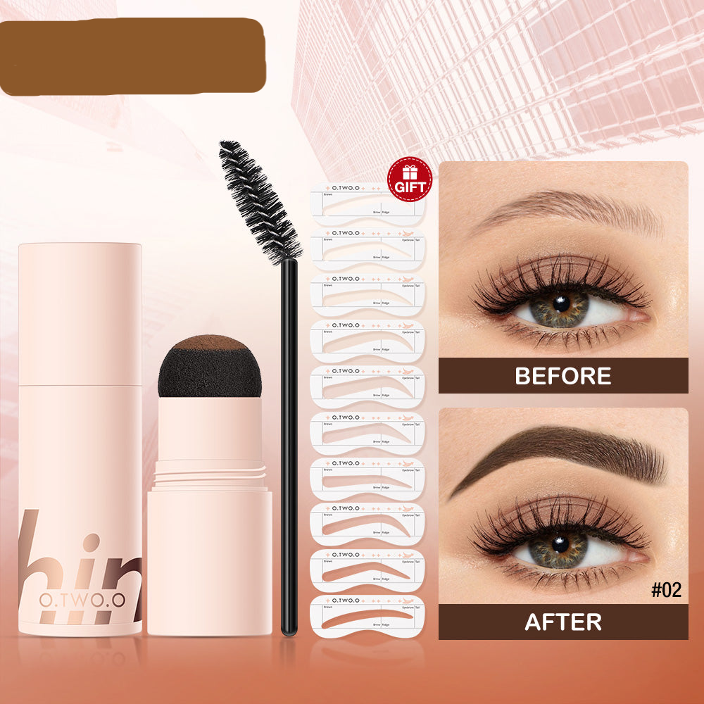 O.TWO.O Stamp BrowFun Cushion Eyebrow Powder – Long-Lasting & Waterproof | UAE