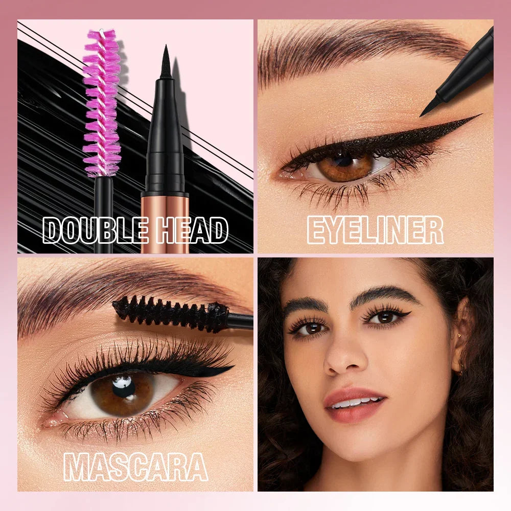 O.TWO.O 2 in 1 Charming Eye Eyeliner Mascara – Dual-Ended Eye Enhancer | UAE