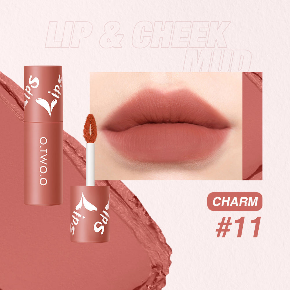 O.TWO.O Velvet Matte High Pigment Lip Gloss – Waterproof Matte Liquid Lipstick | UAE