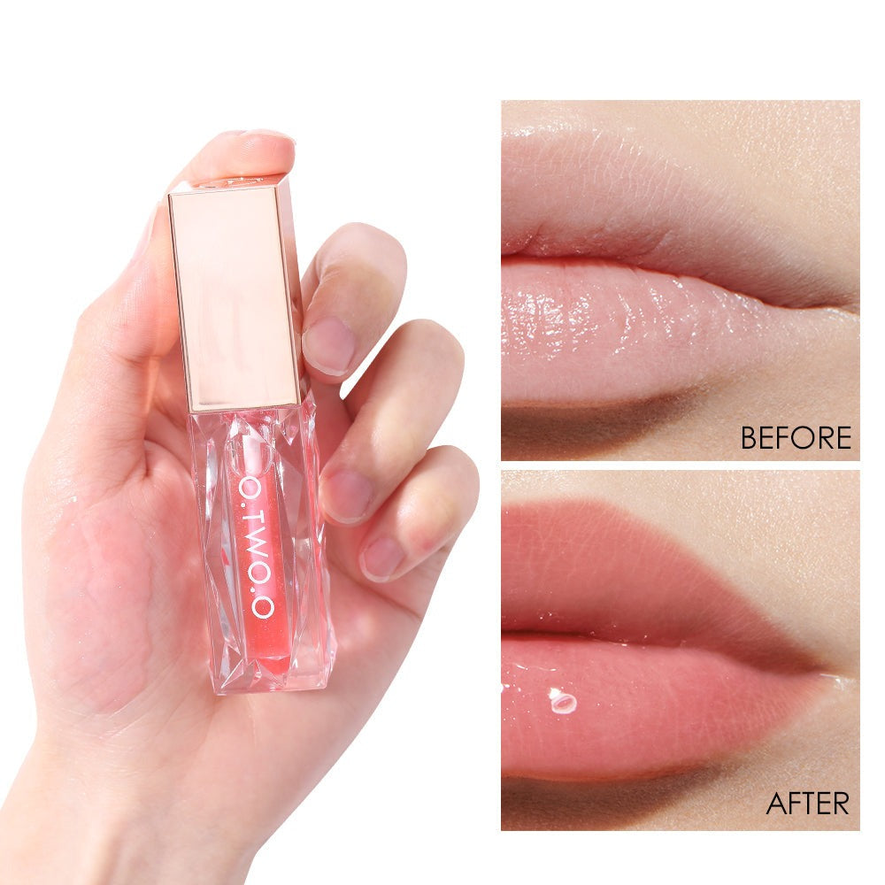 O.TWO.O 5-Color Crystal Berry Lip Gloss – Glitter Jelly Shine & Lip Plumper | UAE