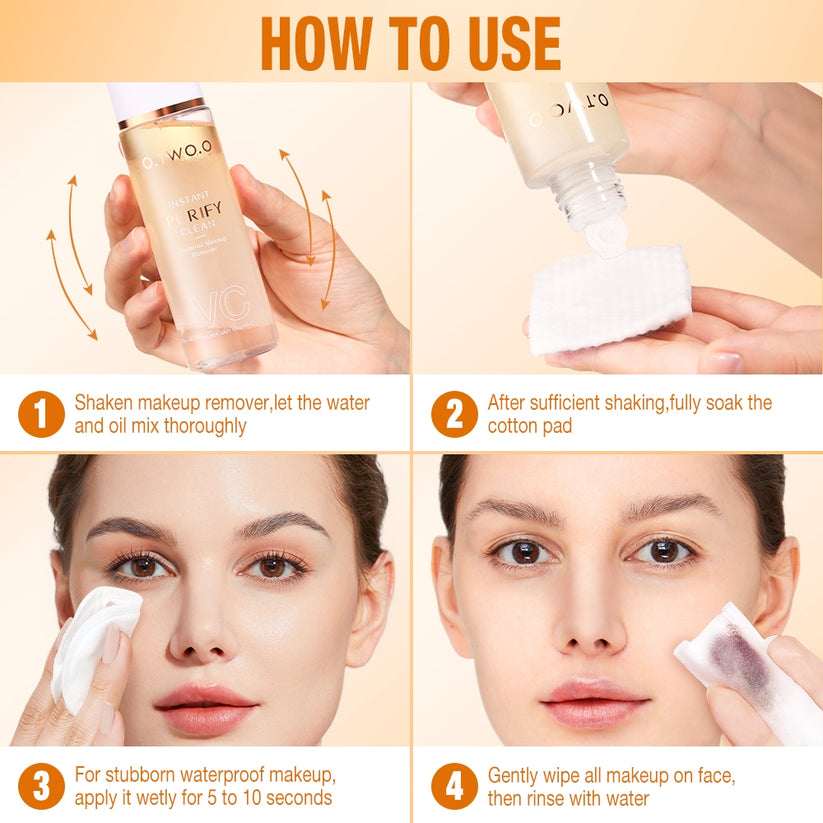 O.TWO.O Vitamin C Deep Cleanse Makeup Remover – Gentle & Brightening | UAE