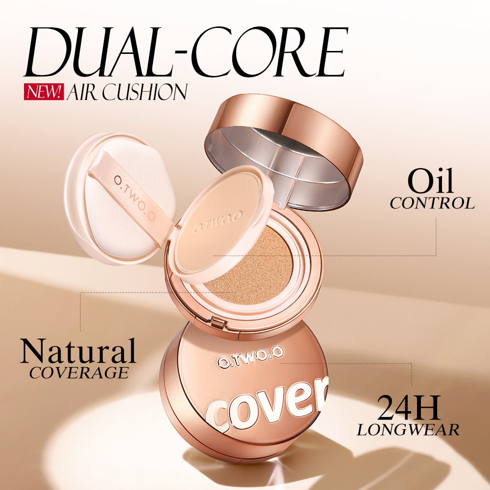 O.TWO.O All-Day Soft-Focus Powder & Cushion Cream – Long-Lasting Glowy Base | UAE