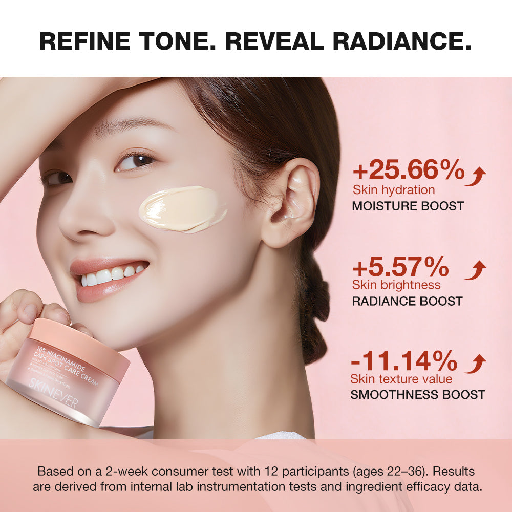 SKINEVER 10% Niacinamide Dark Spot Care Cream – Brightening, Pore Refining & Oil Control Moisturizer | UAE
