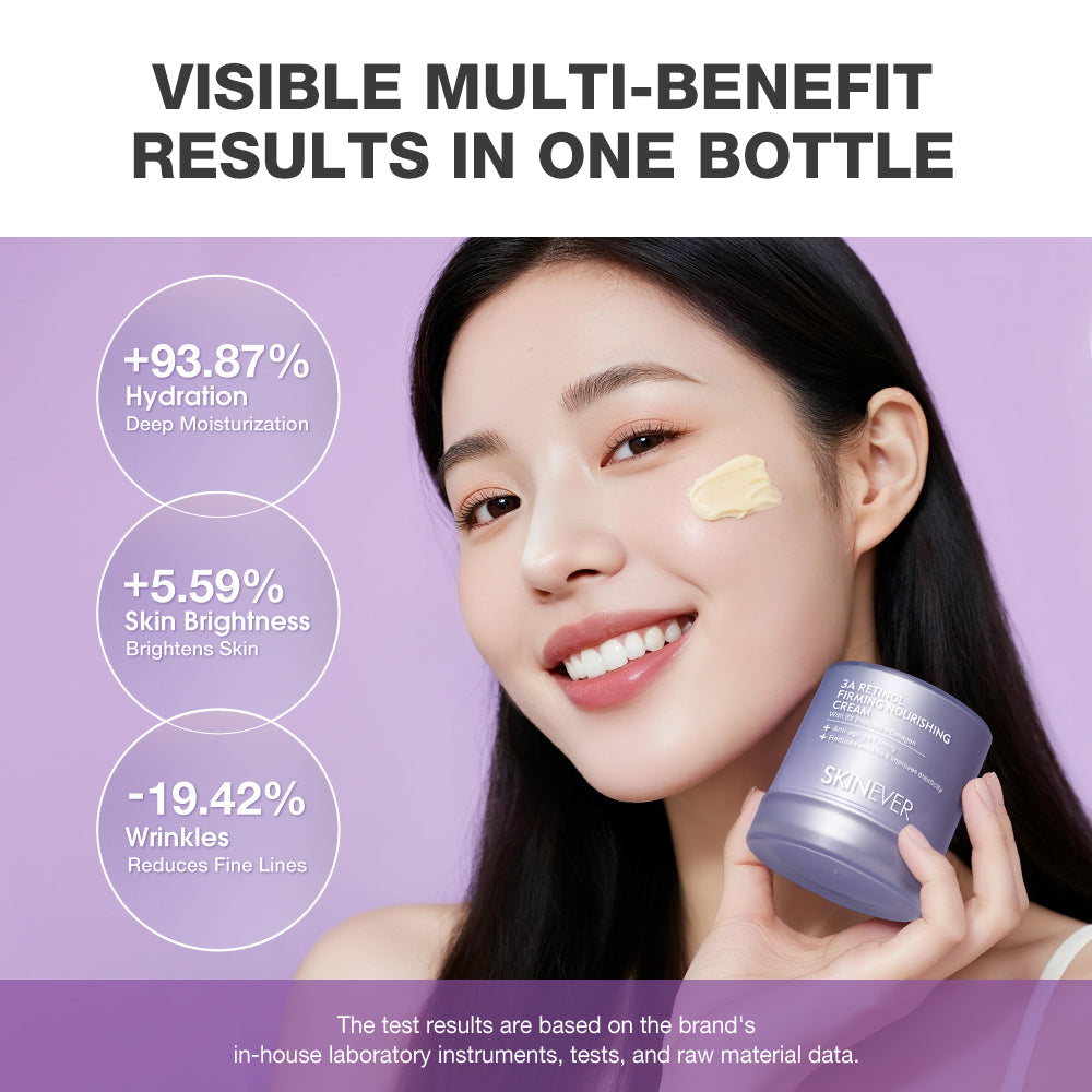 SKINEVER 3A Retinol Firming Nourishing Cream – Anti-Aging, Wrinkle Repair & Lifting Moisturizer | UAE