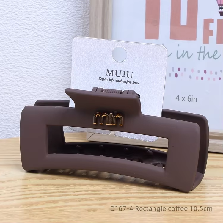 MUJU Matte Textured Hair Claw – MIX Color Non-Slip Strong Hold Hair Clips Set for Thick & Fine Hair | UAE