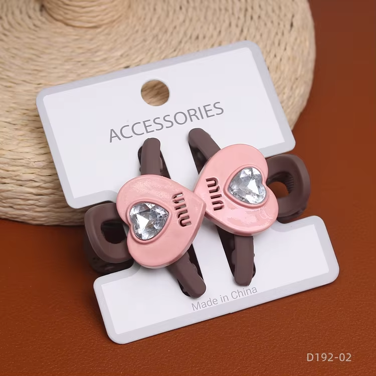 MUJU Matte Textured Hair Claw Small MIX Color – Non-Slip Mini Hair Clips Set for Strong Hold | UAE