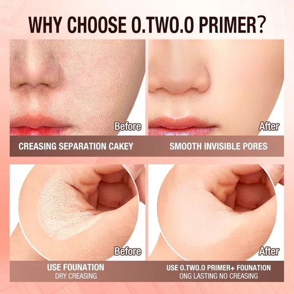 O.TWO.O Zero Pores Primer – Invisible Soft Focus Pore-Blur Makeup Base | UAE