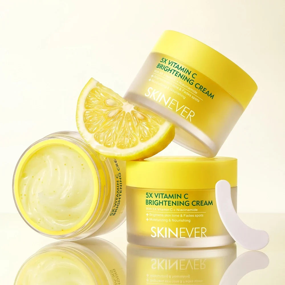 Skinever 5X Vitamin C Brightening Cream | Radiant Skin Moisturizer UAE