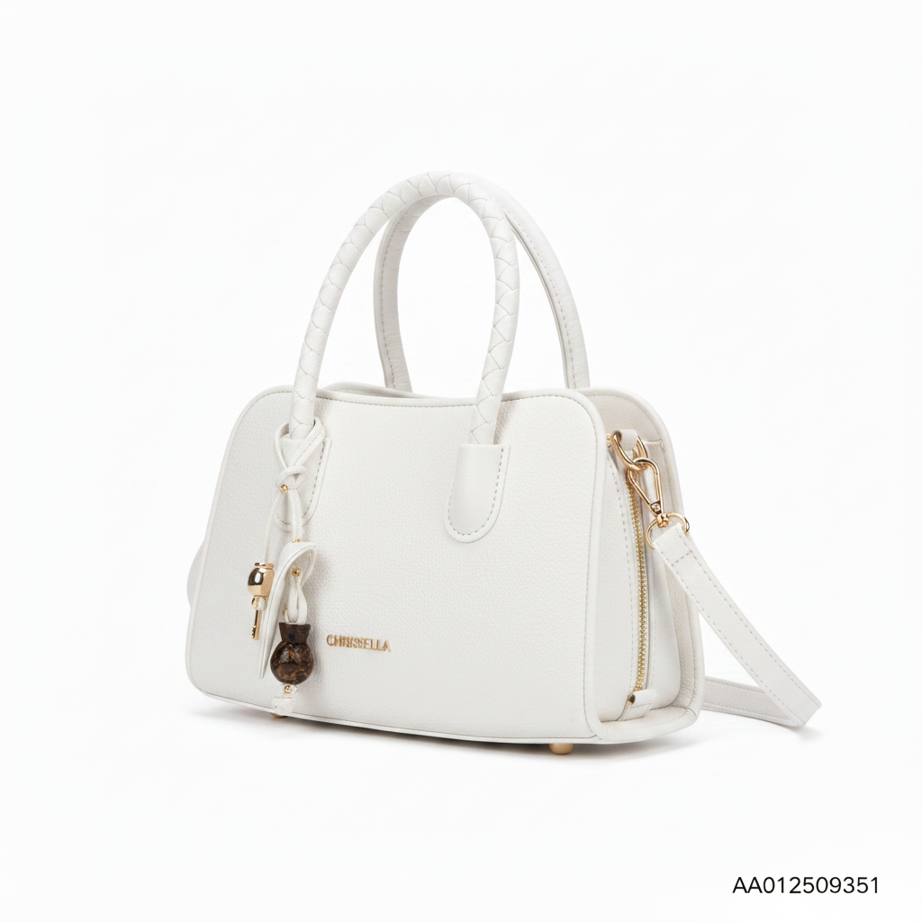 Chrisbella Mini Dome Tote Bag with Gift Box | Multi-Color Women's Handbag UAE