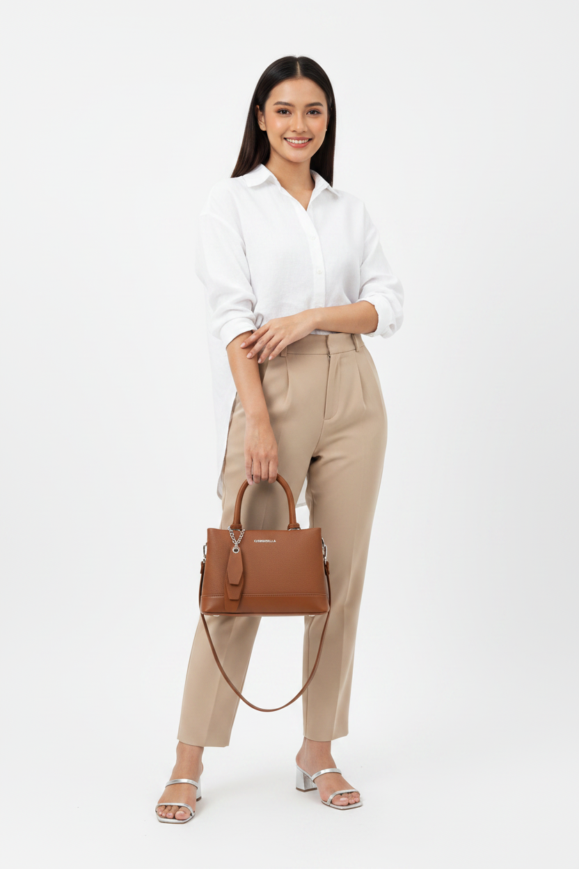 Chrisbella Woven Hobo Bag | Premium Braided Leather Shoulder Bag UAE