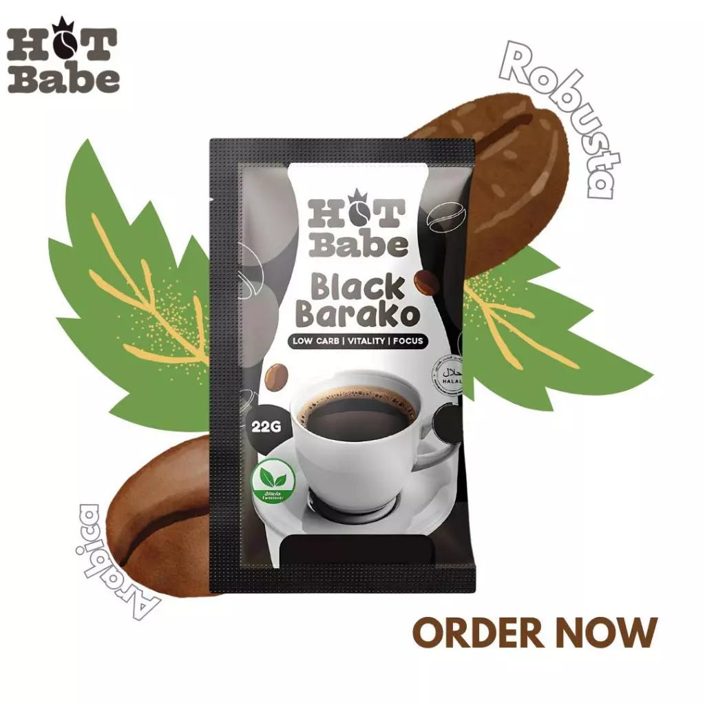 KIRAY'S BRAND Hot Babe Premium Black Barako Coffee – 10 Sachets | UAE