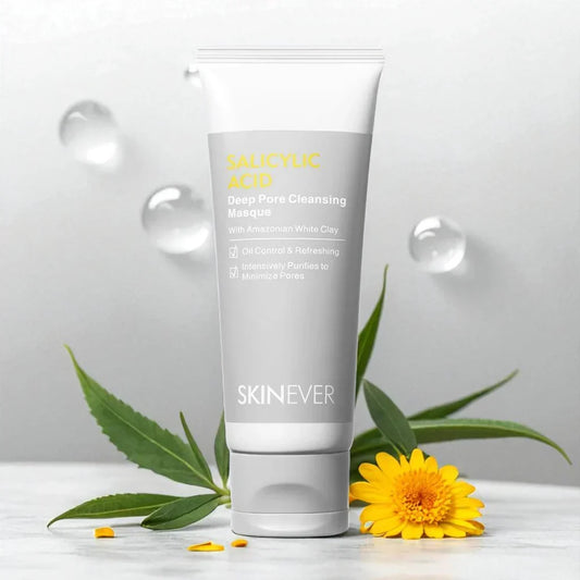 SKINEVER Salicylic Acid Deep Pore Cleansing Mud Mask – Detox & Oil Control | Acne-Prone Skin Care | UAE