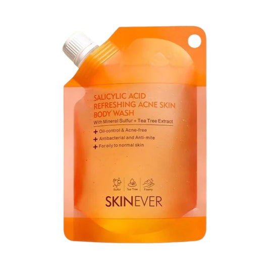 SKINEVER Salicylic Acid Refreshing Antibacterial Body Wash – Deep Cleansing & Acne Care Formula | UAE