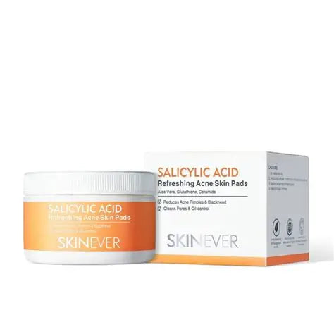 Skinever Salicylic Acid Refreshing Acne Skin Pads | Anti-Acne Exfoliating Pads UAE