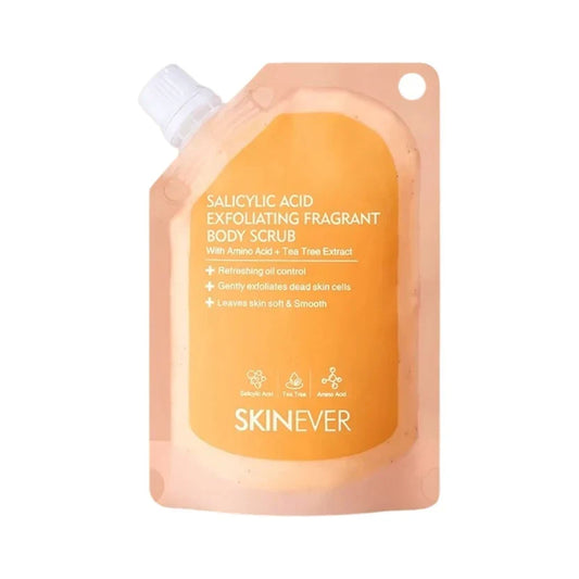SKINEVER Salicylic Acid Gentle Exfoliating Body Scrub – Deep Cleansing & Smooth Skin Formula | UAE