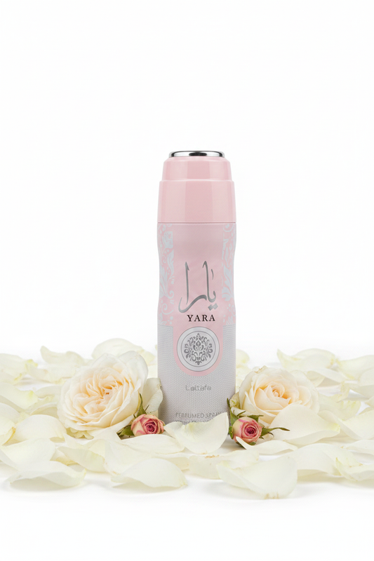 Yara Lattafa Perfumed Body Spray 200ml | Long-Lasting Fragrance Mist UAE